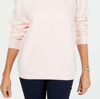 Moletom feminino clássico Karen Scott rosa tamanho pequeno