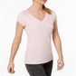 Camiseta ID Ideology Rapidry Heathered Performance Feminina Rosa Tamanho Grande