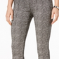 Calça curta casual com franjas de tweed feminina Alfani, preta, tamanho 12