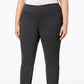 Calça skinny Alfani feminina com controle de barriga, cinza, tamanho 18W