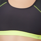 Sutiã Ideology Feminino Mid Impact Racerback Preto Tamanho Médio