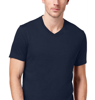 Club Room Men's Basic T-Shirt Blue Size Medium