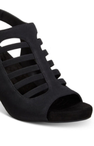 Giani Bernini Women's Caged Caileigh Dress Sandals Black Size 9M