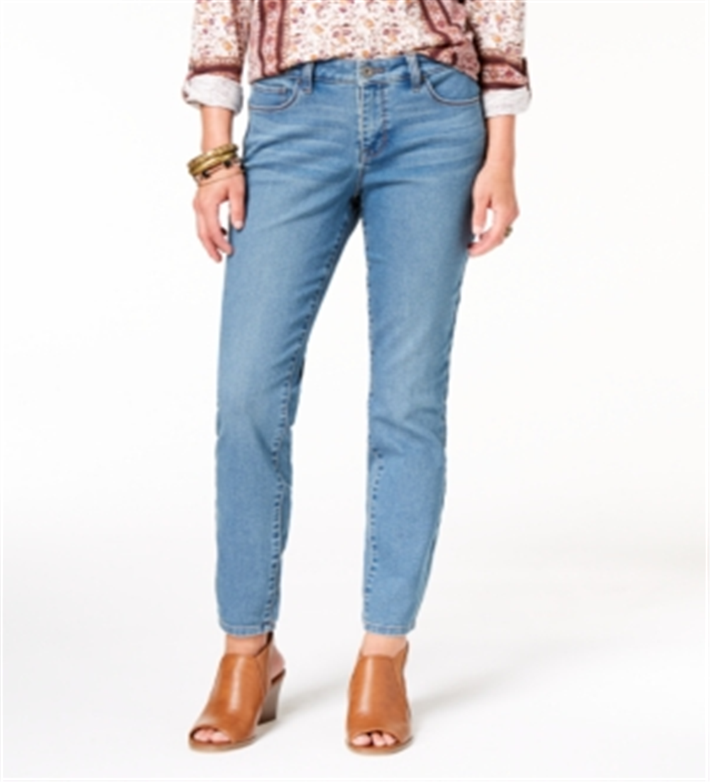 Calça jeans skinny feminina Style &amp; Co Curvy Fit, azul, tamanho 18