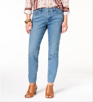 Calça jeans skinny feminina Style &amp; Co Curvy Fit, azul, tamanho 18