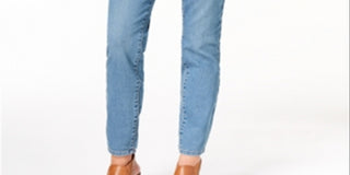 Calça jeans skinny feminina Style &amp; Co Curvy Fit, azul, tamanho 18