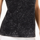 Camiseta feminina de algodão com detalhes em pérolas sintéticas da INC International Concepts, preta, tamanho pequeno