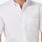Camisa social masculina Club Room Regular Fit Oxford resistente a rugas, branca, tamanho 18