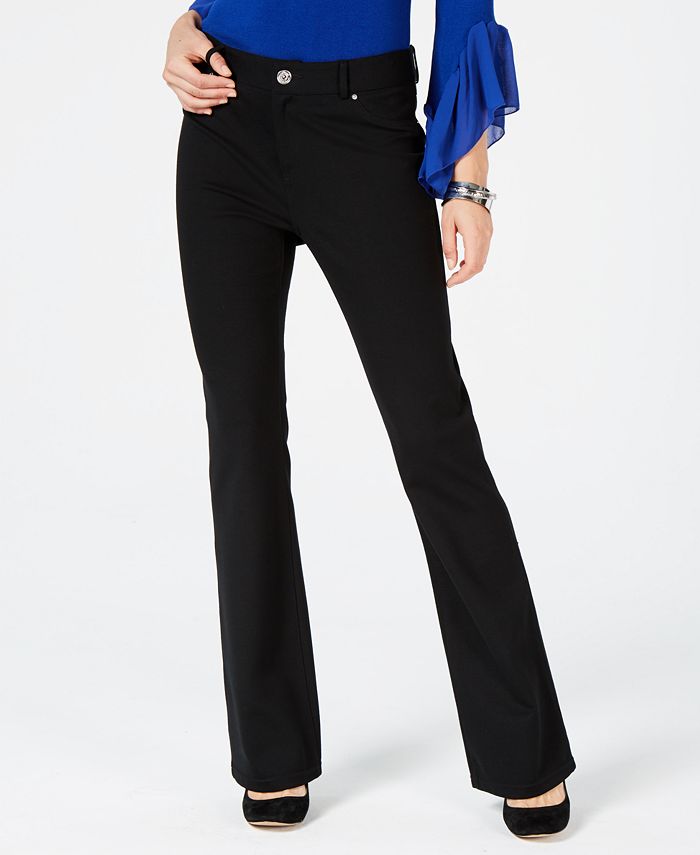 Calça feminina INC International Concepts preta tamanho 4