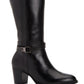 Botas femininas Giani Bernini Rizario pretas tamanho 8,5 M