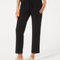 Calça Karen Scott French Terry Feminina Preta Tamanho Grande
