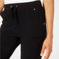 Calça Karen Scott French Terry Feminina Preta Tamanho Grande