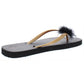 Chinelo Slide Feminino Feathere Slide da INC International Concepts Preto Tamanho Médio