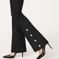 Calça Bootcut Embelezada Feminina INC International Concepts Azul Tamanho 6
