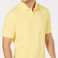 Club Room Polo Masculino Classic Fit Performance Stretch Amarelo Tamanho Grande