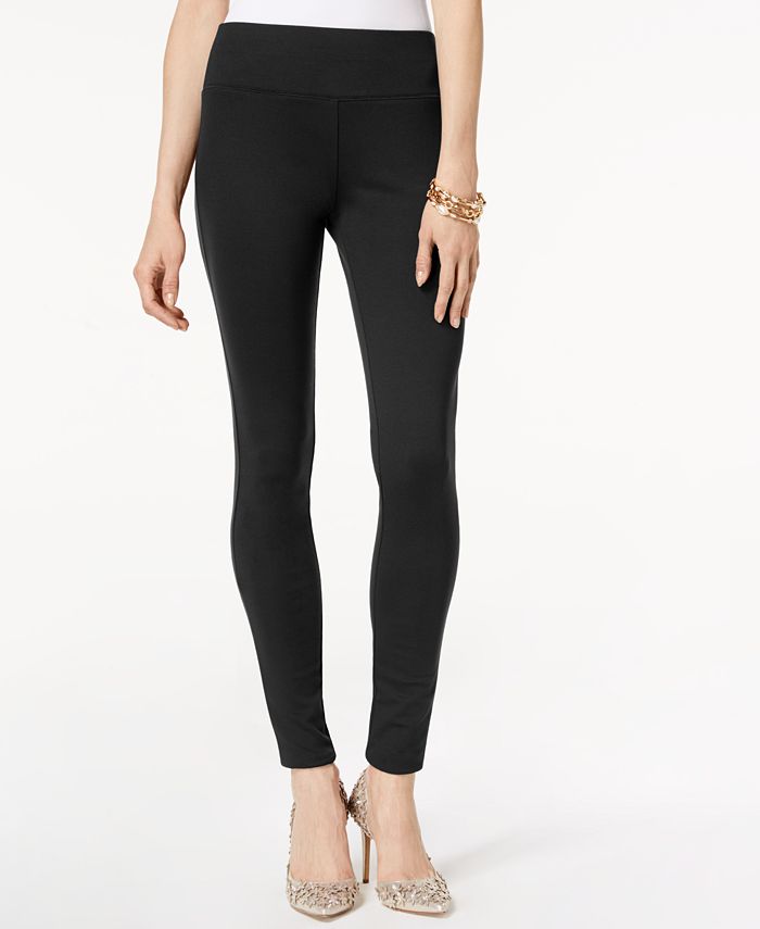 Calça Ponte Pull On Feminina INC International Concepts Preta Tamanho 16