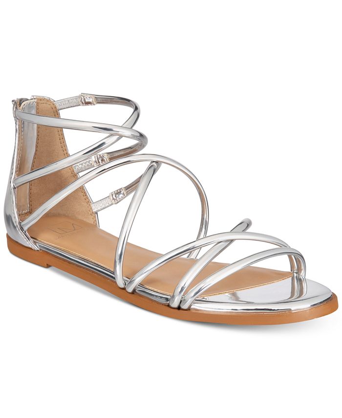 Sandálias Westley Gladiator Femininas Material Girl Cinza Tamanho 6,5 M