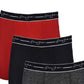 Pacote com 3 cuecas boxer Sean John Performance masculinas, pretas, tamanho pequeno