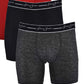 Pacote com 3 cuecas boxer Sean John Performance masculinas, pretas, tamanho pequeno