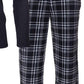 Conjunto de calça térmica masculina Isotoner Signature, preta, tamanho extragrande