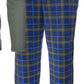 Conjunto de calça térmica masculina Isotoner Signature, azul, tamanho grande