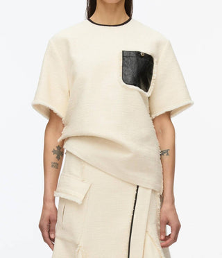 3.1 Phillip Lim - Fringe Tweed Tee