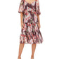 Sachin &amp; Babi - Vestido midi com estampa floral Jamie Ikat