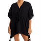 Echo Feminino Gaze Caftan Swim Cover Up Maiô Preto Tamanho Regular