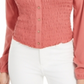 Blusa Sweetheart Smocked Self Esteem Junior's Coral Tamanho Médio