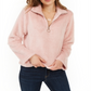 Blusa Self Esteem Junior com zíper frontal e zíper, tamanho médio, rosa