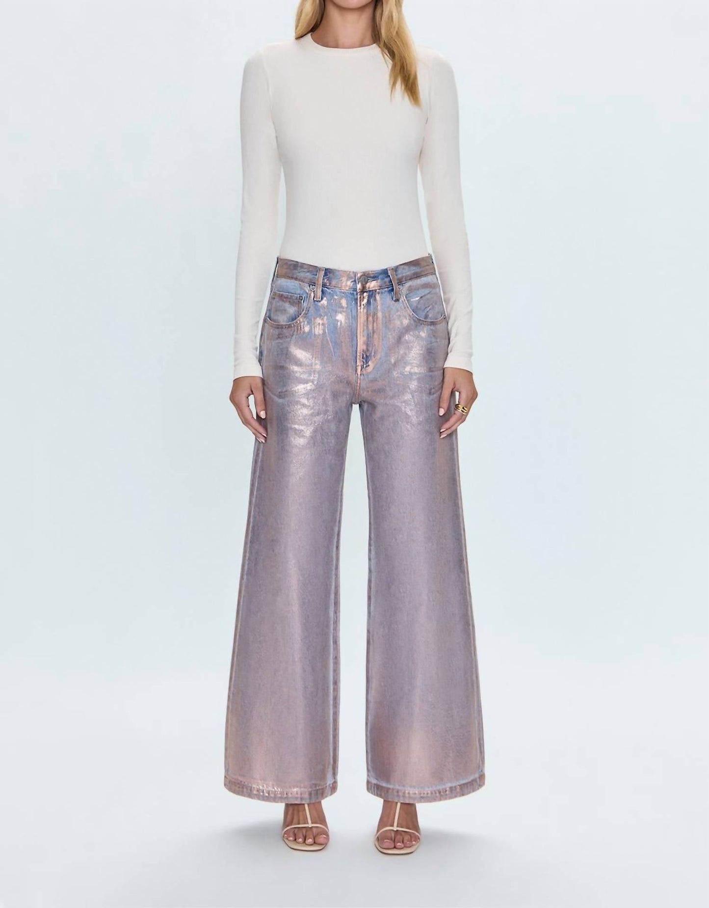 Pistola - Jadyn Tinsel Wide Leg Pants