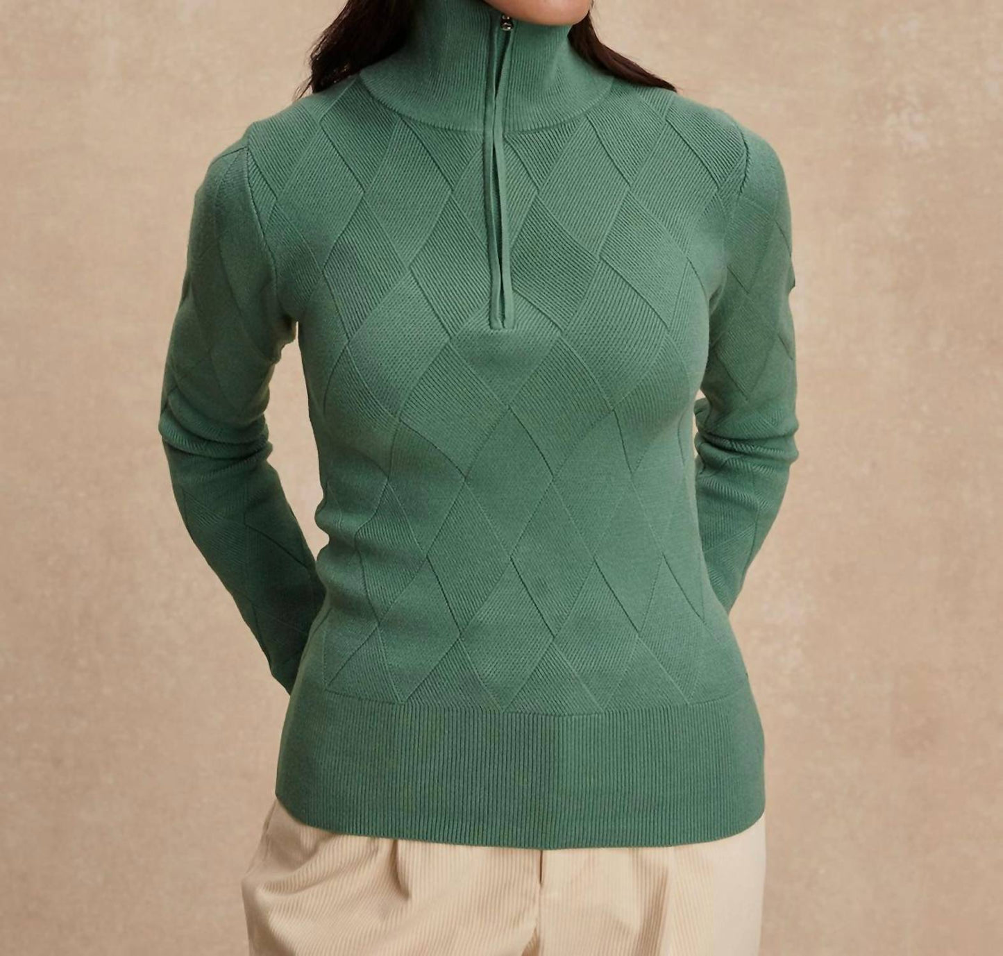 Varley - Lawson Half-zip Knit Top