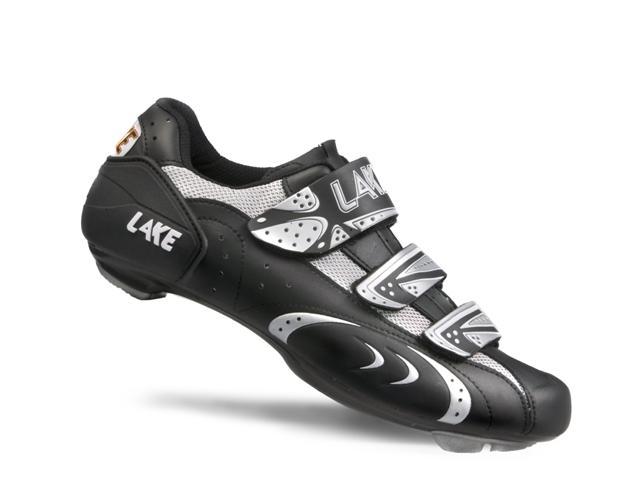 Sapato de ciclismo de montanha Lake CX165 feminino, preto/prateado, tamanho 38 M UE