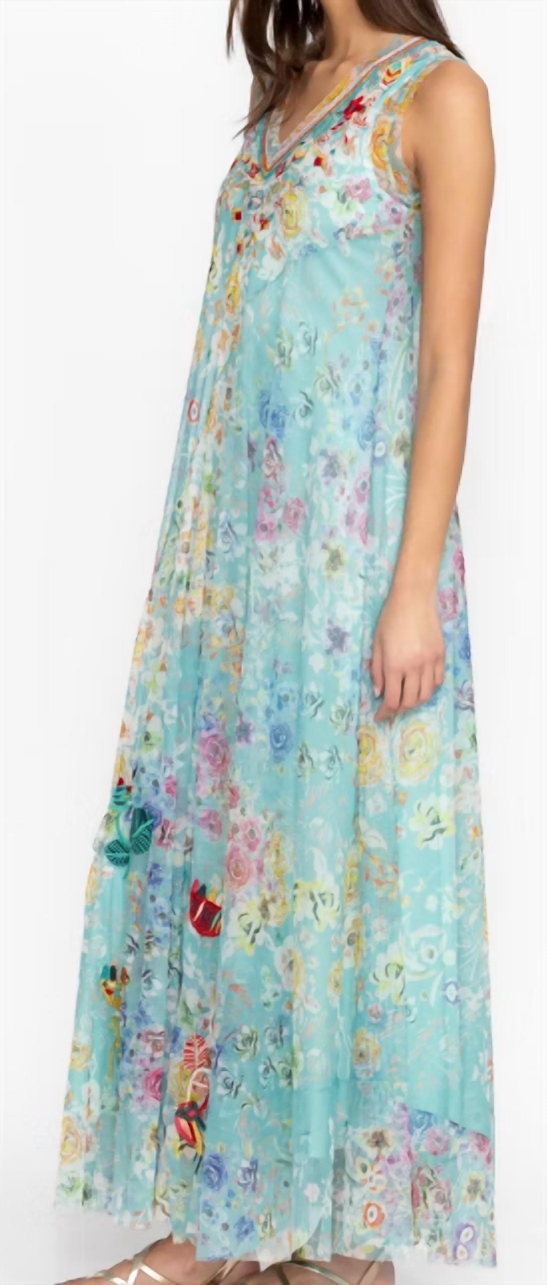Johnny Was - Forever Flower Mesh Dress