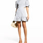 Veronica Beard - IKER PUFF-SLEEVE DRESS WITH CUTOUTS