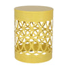Outdoor Metal Large End Table, Modern Design