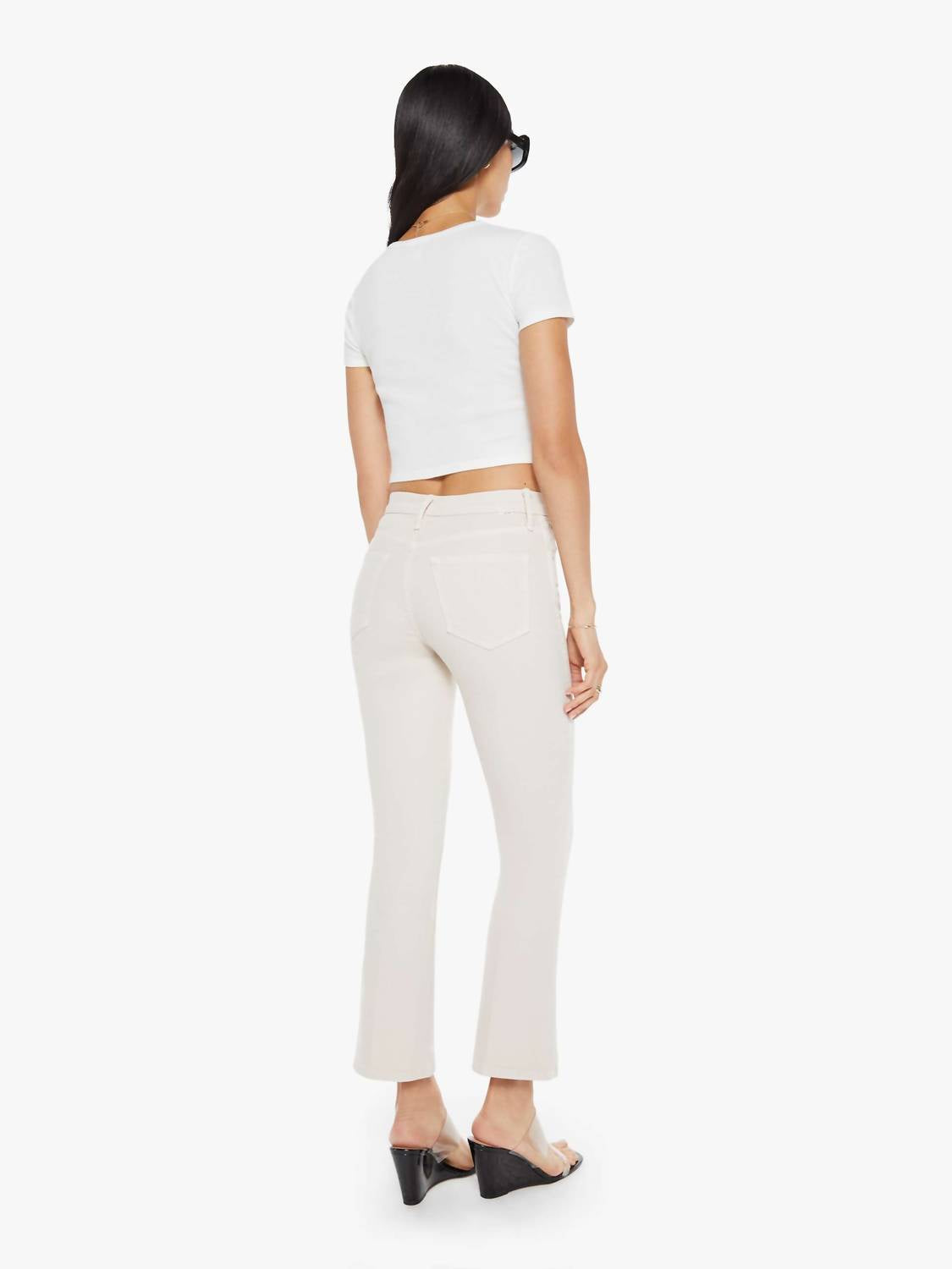 Mother - Mid Rise Smokin' Double Flood Jeans