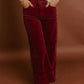 66Disco - Corduroy High Waist Wide Leg Pants