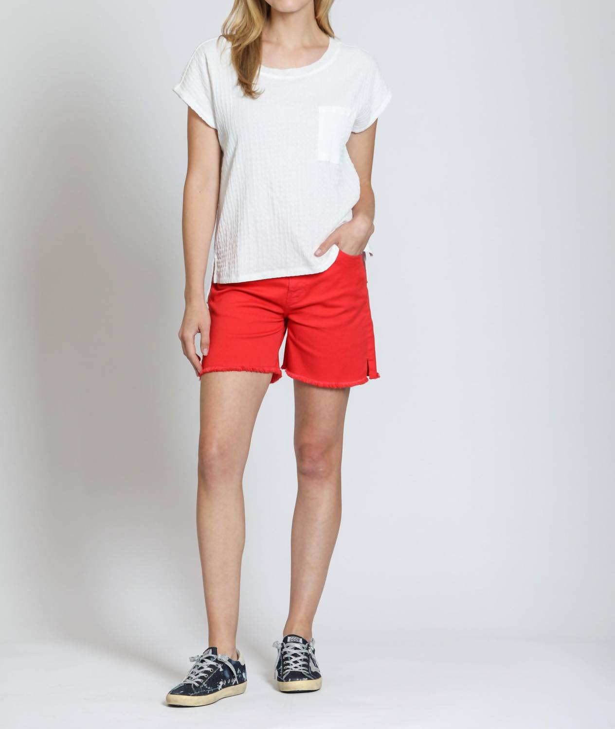 Apny - Pocket Crinkle Tee