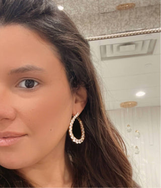 Sahira - Naomi Cz Large Earrings
