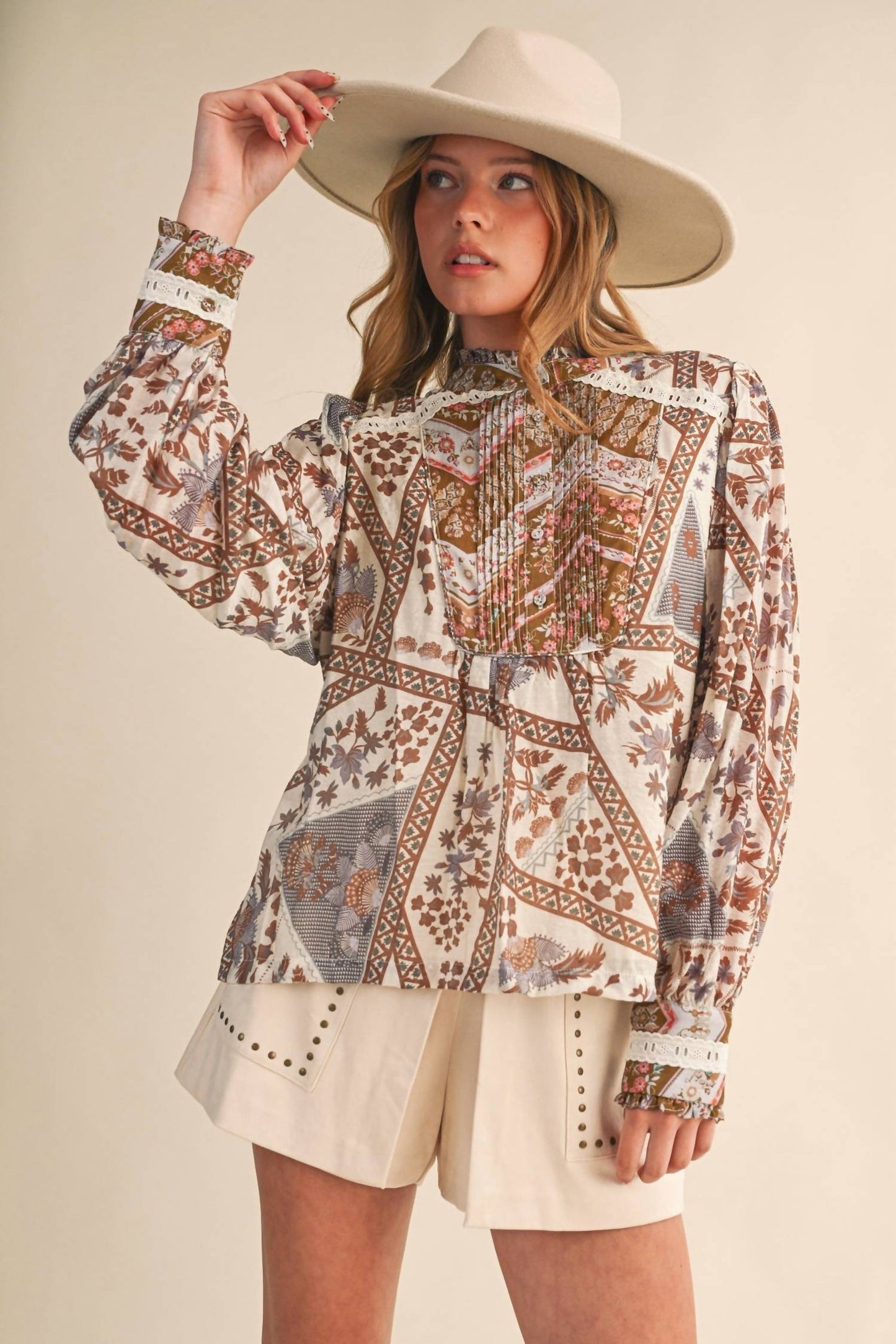 &Merci - Chances Will Be Taken Blouse
