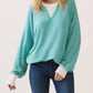 7Th Ray - Striped Drop Shoulder Pullover
