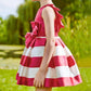 Abel & Lula - Ottoman Stripe Ruffle Dress