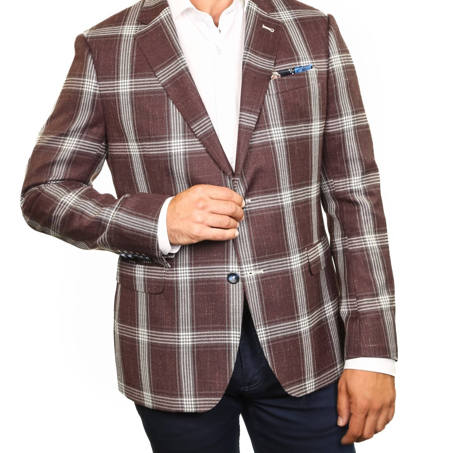 7 Downie St. - Santiago Windowpane Blazer