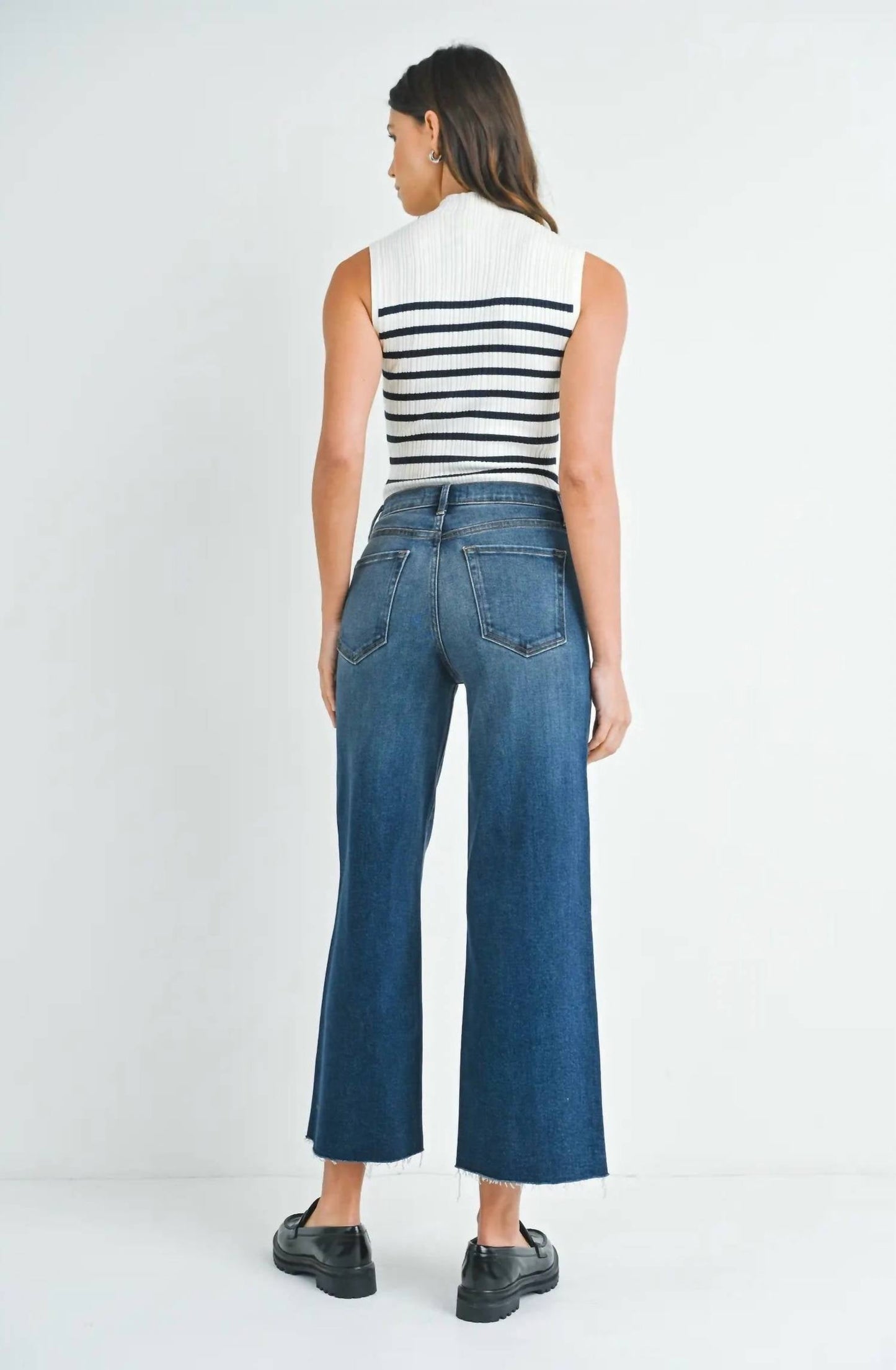 Just Black Denim - Scissor Cut Wide Leg Jeans