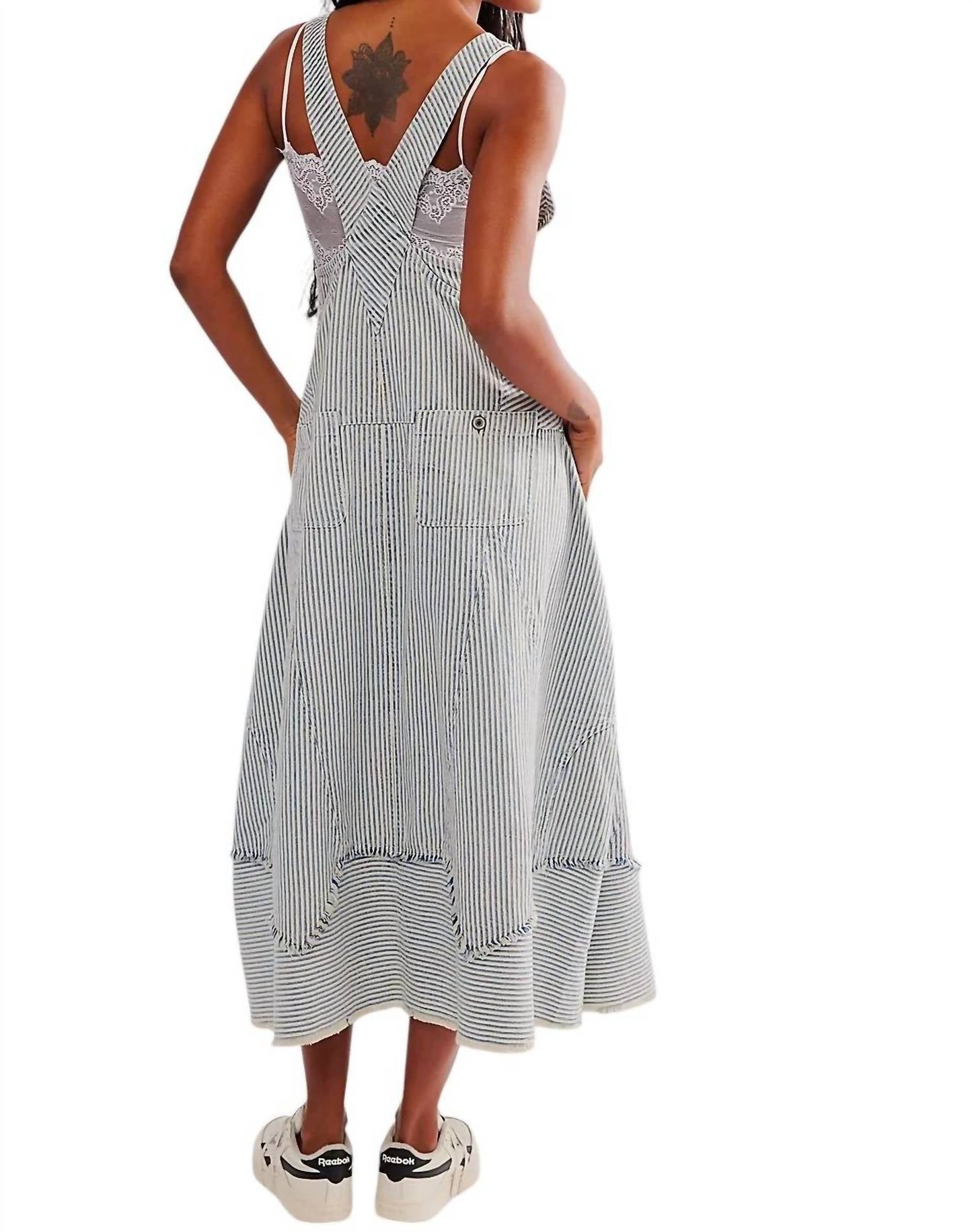 Free People - Bendita Midi Denim Dress