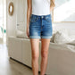 Judy Blue - High Rise Control Top Cuffed Shorts