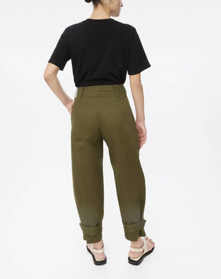Dāl The Label - Calça Cônica Utilitária Canvas