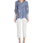 Multiples - 3/4 Sleeve Wire Collar Shirt