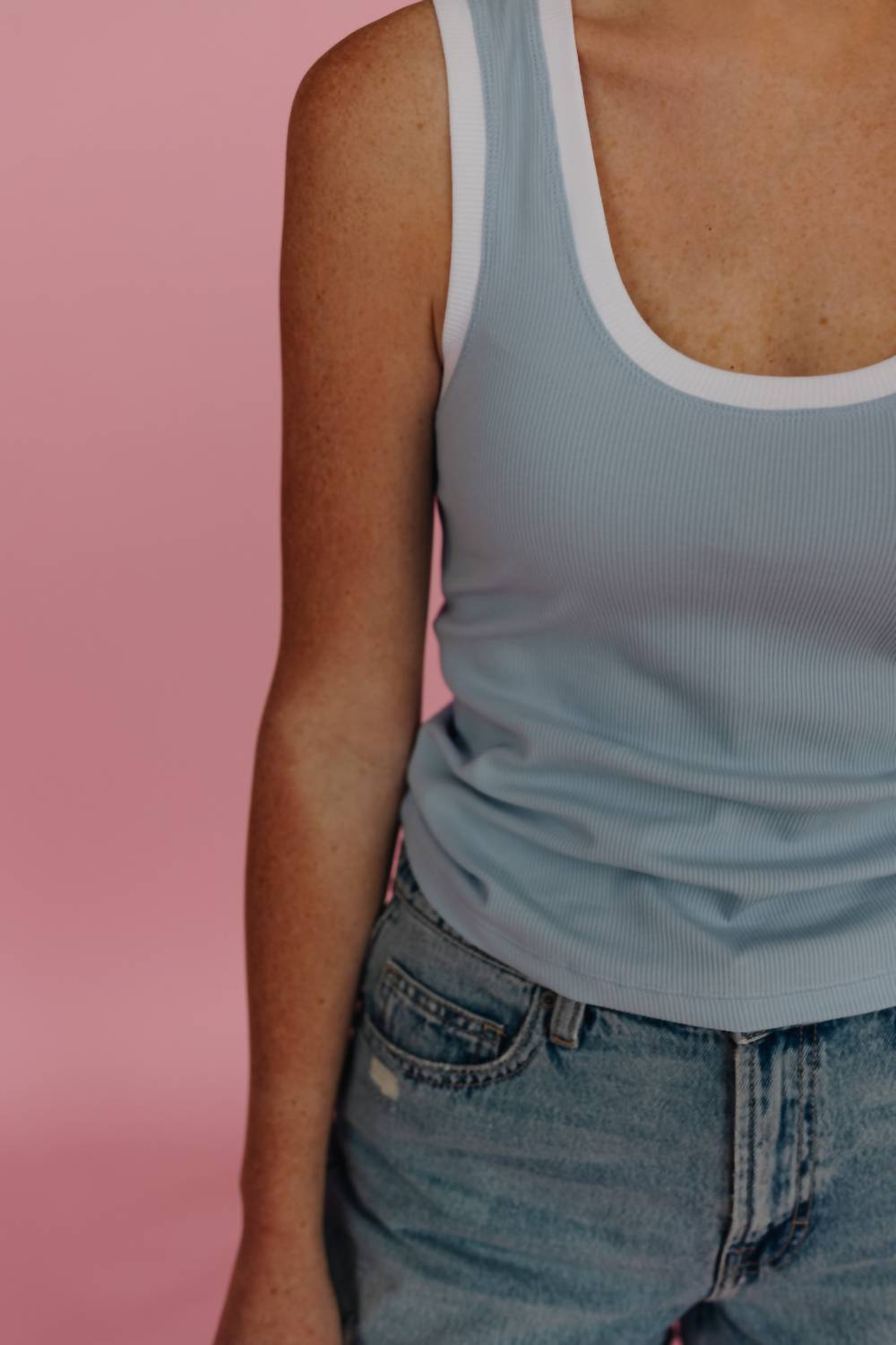 Z Supply - Sirena Colorblocked Rib Tank Top